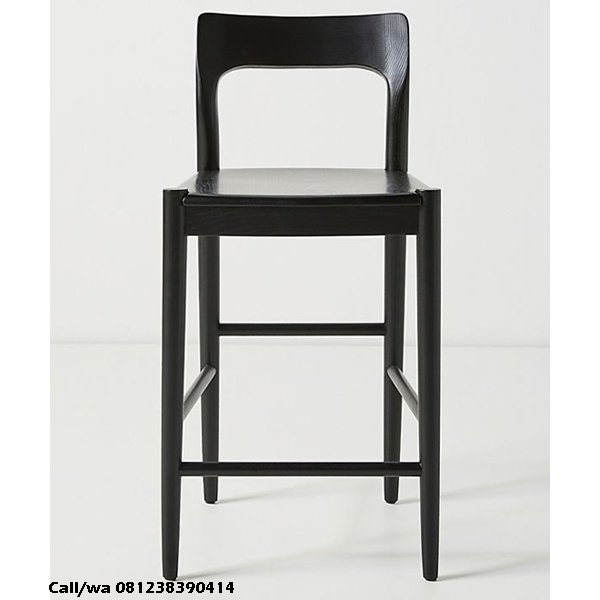 Kursi Bar Jati Hitam Sandaran Lengkung Kursi Bar Jati Hitam Sandaran Lengkung, indo jati, indo kursi