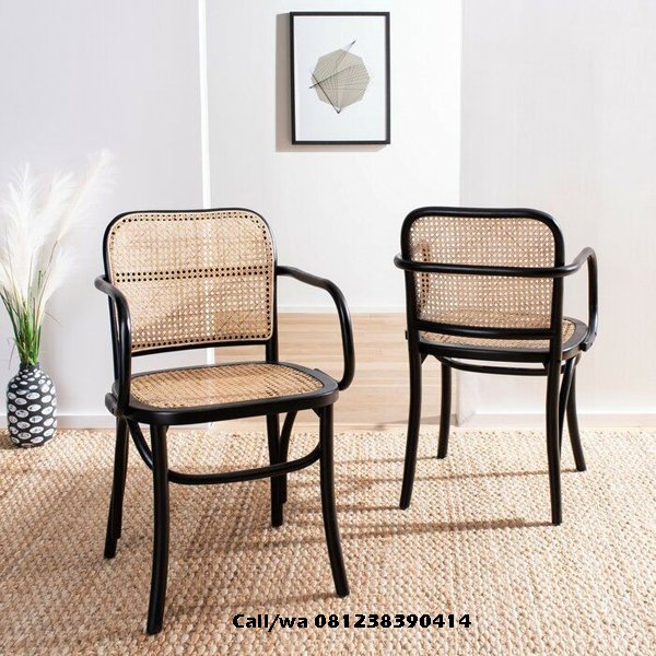 Kursi Cafe Tanganan Lengkung Rotan Alami Kursi Cafe Tanganan Lengkung Rotan Alami, indo kursi, indo jati