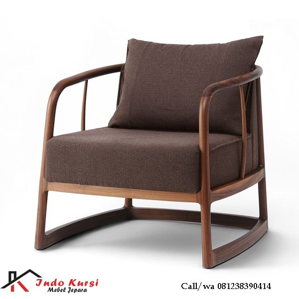 Sofa Single Kayu Jati Solid