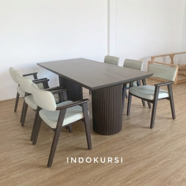 Set Meja Makan Hiroshima Custom2 Set Meja Makan Hiroshima Custom2