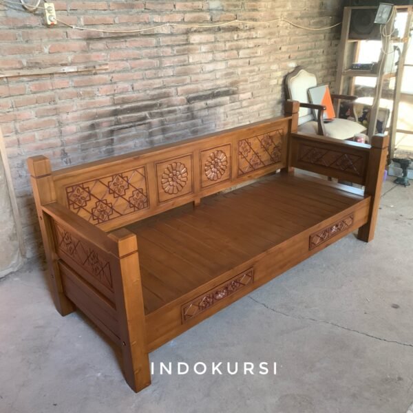 Bangku Minimalis Kayu Jati Solid Ukir Jepara4 Bangku Minimalis Kayu Jati Solid Ukir Jepara4