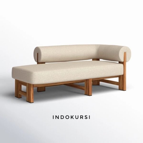 Bangku Sofa Sudut Minimalis Jok Bulat