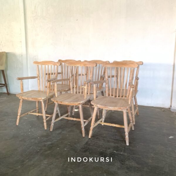 Kursi Cafe Minimalis Modern Sandaran Jari Jari